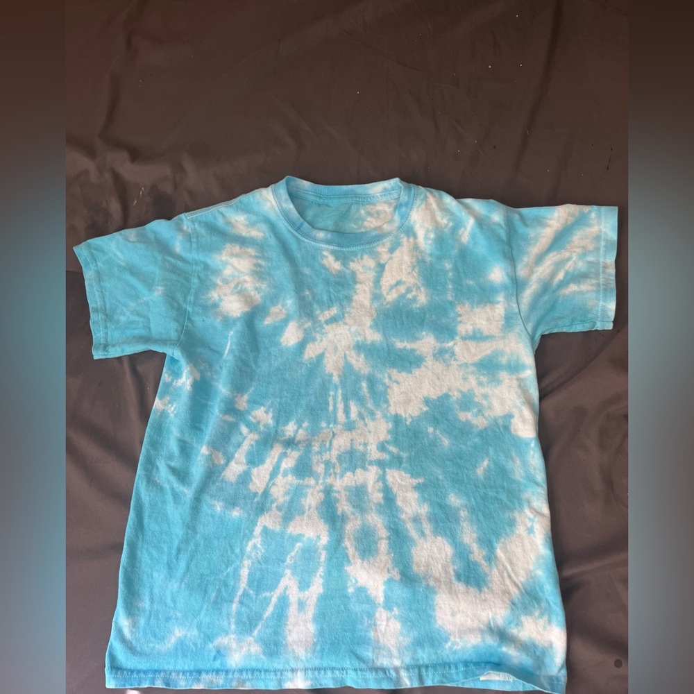Unisex Blue Tie-Dye T-Shirt 10-12